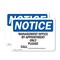 Signmission Manager's Office By Appointment Only Please OSHA Notice Sign, Plastic, 10in W x 7in L, 2PK OS-2PACK-NS-P-710-L-14139 - alternate 1